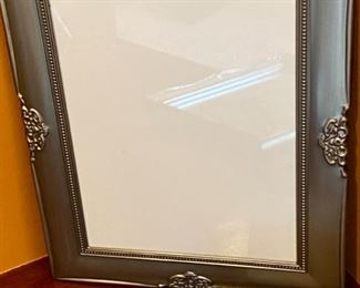 Lot 1542 $25.00 3 Pc Lot. 3 Brushed Nickel Picture Frames for 8" x 10" Photos