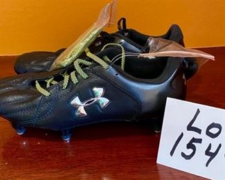 Lot 1544. $20.00. Like-New Pair of Under Armor Cleats USA Size 6 Euro Size 38.5. Our clients' daughter did play soccer for a Big 10 Team, so they picked her cleats wisely!