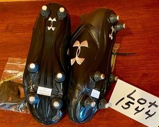 Lot 1544. $20.00. Like-New Pair of Under Armor Cleats USA Size 6 Euro Size 38.5. Our clients' daughter did play soccer for a Big 10 Team, so they picked her cleats wisely!