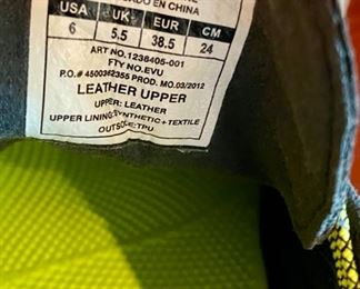 Lot 1544. $20.00. Like-New Pair of Under Armor Cleats USA Size 6 Euro Size 38.5. Our clients' daughter did play soccer for a Big 10 Team, so they picked her cleats wisely!