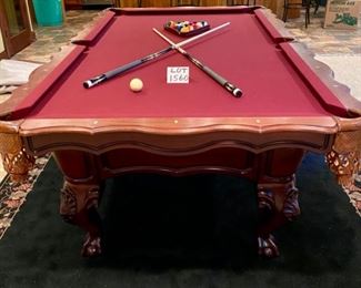 Lot 1560 Asking $995.00 Peter Vitalie Co. "Gore Gulch Select" Premier Pool Table.