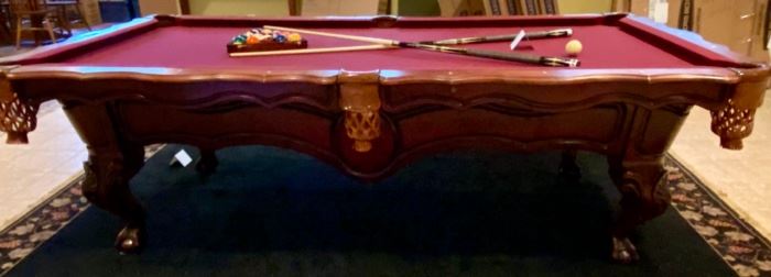 Lot 1560 Asking $995.00 Peter Vitalie Co. "Gore Gulch Select" Premier Pool Table.