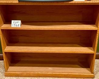 Lot 1568 $150.00 Book Shelf Media Stand, 3 Shelves. 44" L x 12" D x 36.5" H