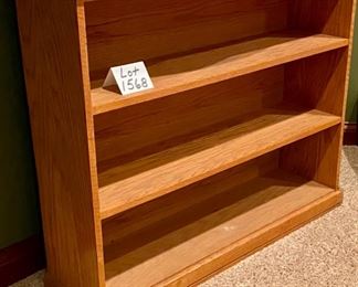 Lot 1568 $150.00 Book Shelf Media Stand, 3 Shelves. 44" L x 12" D x 36.5" H