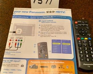 Lot 1571 $150.00 Panasonic Viera LED 40" TV Model TC-40A420U 1080p HDMI with Remote.