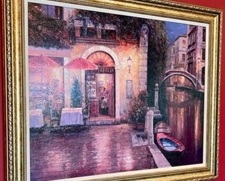 Lot 1513 $42.00 Giclee framed art.