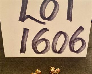 Lot 1606 -E - Still researching - Tiffany earrings, but need more information. To be Continued! Thanks for your patience.