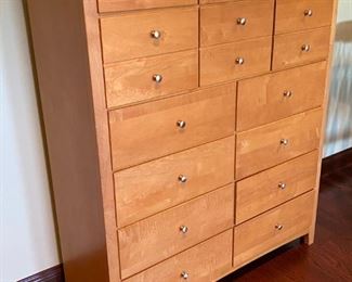 Lot 1642. $475. Stanley Furniture Tall Boy, 11 Drawers Nice Condition 58" H x 59.5" W x 18" D