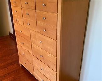 Lot 1642. $475. Stanley Furniture Tall Boy, 11 Drawers Nice Condition 58" H x 59.5" W x 18" D