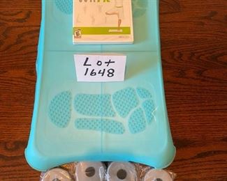 Lot 1648 $25.00. Wii Fit with Turquoise Skin and Brand New Sealed Wii Fit Game