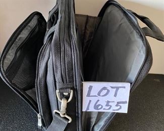 Lot 1655 $10. Computer/Laptop Bag 18" L x 7" W x 13" H. Unbranded, but nice.