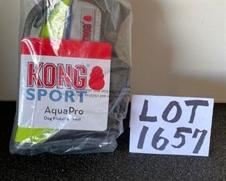 Lot 1657. Kong Sport Aqua Pro Dog Floatation Vest.