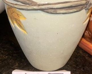 Lot 1678. $20. Decorative Lidded Dish and two metal leaf shaped plates