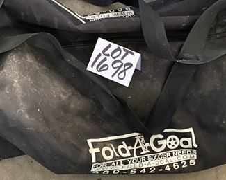 Lot 1698. $250. Fold-A-Goal Portable Soccer Net.