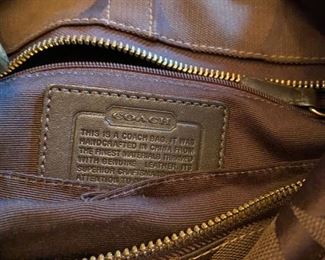 Lot 1707 $55.00. Brown Coach Wallet and very nice Coach shoulder bag