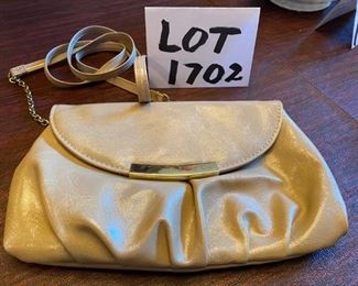Lot 1702. $20. Style & Co and Fossil Crossbody Purses and an unbranded evening purse in black velvet