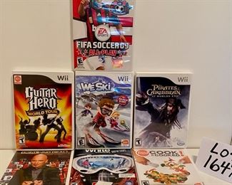 LOT 1649C. $35.00. LOT OF 7 WII GAMES.