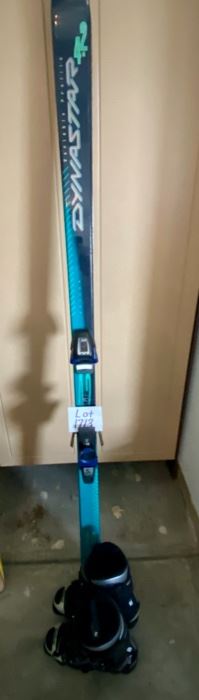 Lot 1713 $120.00. Pair of Dynastar Ski's and Dolomite Boots. We will check on the size of Boots