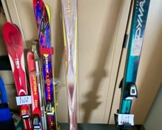 Group shot of our Snow Ski Collection in 3 Different Lots