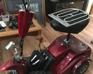Scooter STILL available; unable to find keys/battery but was working.  Excellent condition - buy for parts or get it working.