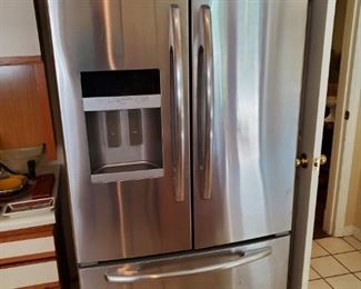 Maytag Two Door Refrigerator with Lower Freezer