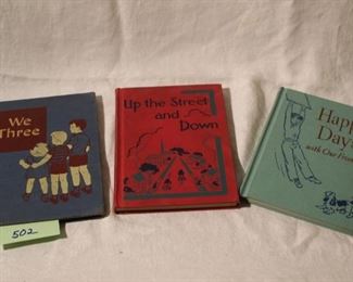 502: Three books  $10 sale