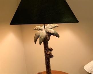 BOMBAY Style Monkey Palm Tree Lamp