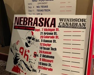 1993 and 1993 Nebraska Football Schedules