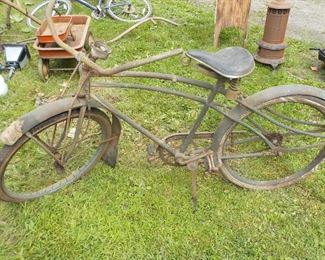 Rare 1936 Dayton Huffington bicycle, later because the Huffy bike company.  Company started in 1934, rare to find a complete early Dayton.