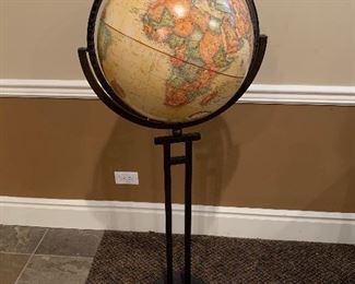 Globe with floor stand 