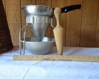 Vintage Jelly Strainer