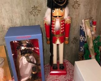Extensive Christmas decorations ~ a room full 
Vintage and foreign. 
Many to choose from