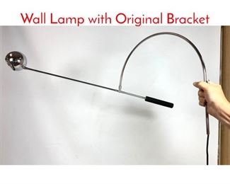 Lot 1054 ROBERT SONNEMAN Arc Wall Lamp with Original Bracket 