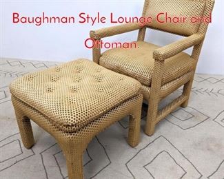 Lot 1066 ERWIN LAMBETH Baughman Style Lounge Chair and Ottoman. 
