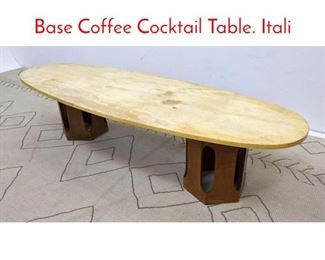 Lot 1089 HARVEY PROBBER Gothic Base Coffee Cocktail Table. Itali