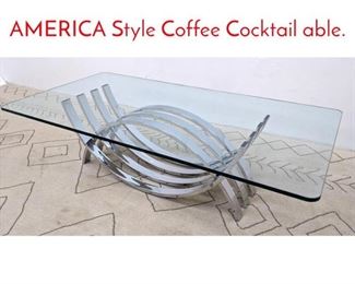 Lot 1148 DESIGN INSTITUTE of AMERICA Style Coffee Cocktail able.