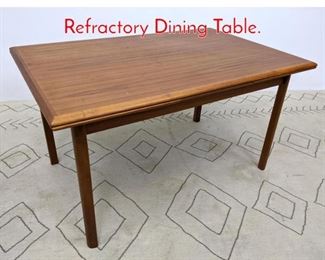 Lot 1149 Danish Modern Teak Refractory Dining Table. 