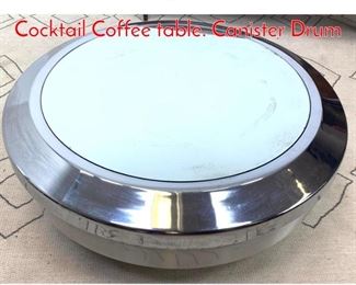 Lot 1159 GARY JOHN NEVILLE Cocktail Coffee table. Canister Drum 