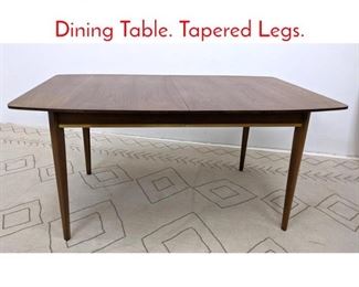 Lot 1161 John Stuart American Modern Dining Table. Tapered Legs.