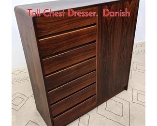 Lot 1206 Arne Wahl Iversen Rosewood Tall Chest Dresser. Danish 