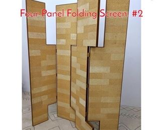 Lot 1223 After EILEEN GRAY Design FourPanel Folding Screen. 2 