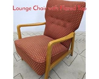 Lot 1232 Jens Risom Style Tall Back Lounge Chair with Flared Top