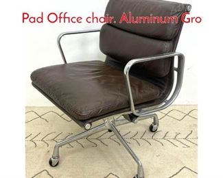 Lot 1241 EAMES Herman Miller Soft Pad Office chair. Aluminum Gro