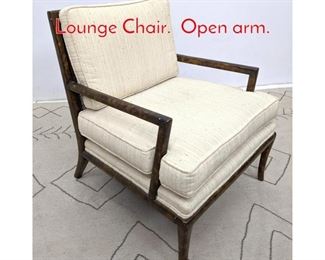 Lot 1307 Decorator Faux Painted Lounge Chair. Open arm.