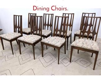 Lot 1325 8pc Set Broyhill Brasilia Dining Chairs. 