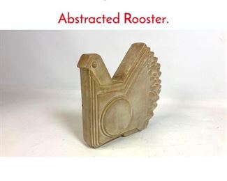 Lot 1401 Raymor Attributed Abstracted Rooster. 