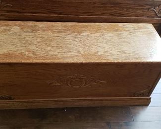 Oak chest