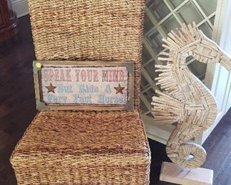 rattan chair available