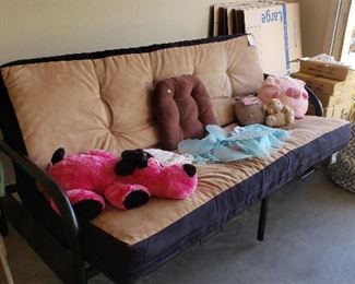 Futon, children's toys