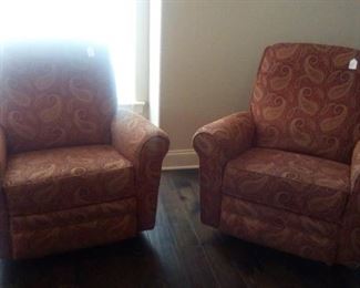 paisley Lazyboy recliners